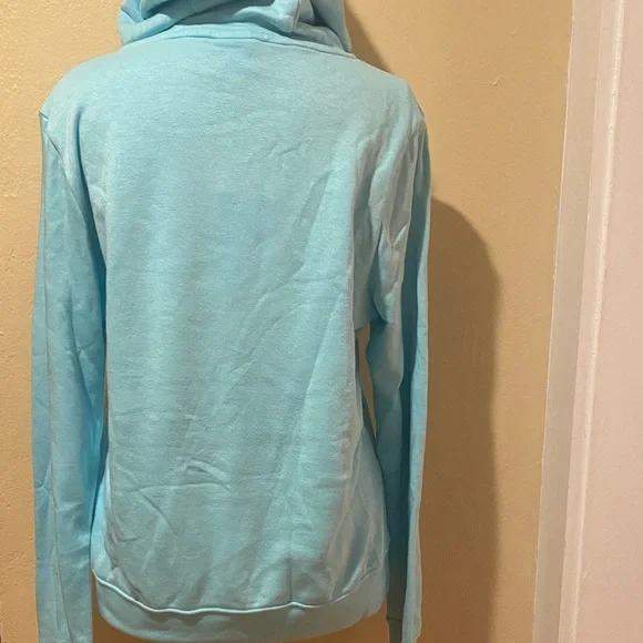 NWT Nike Women's Sky Blue Pullover Hoodie - Picture 2 of 8